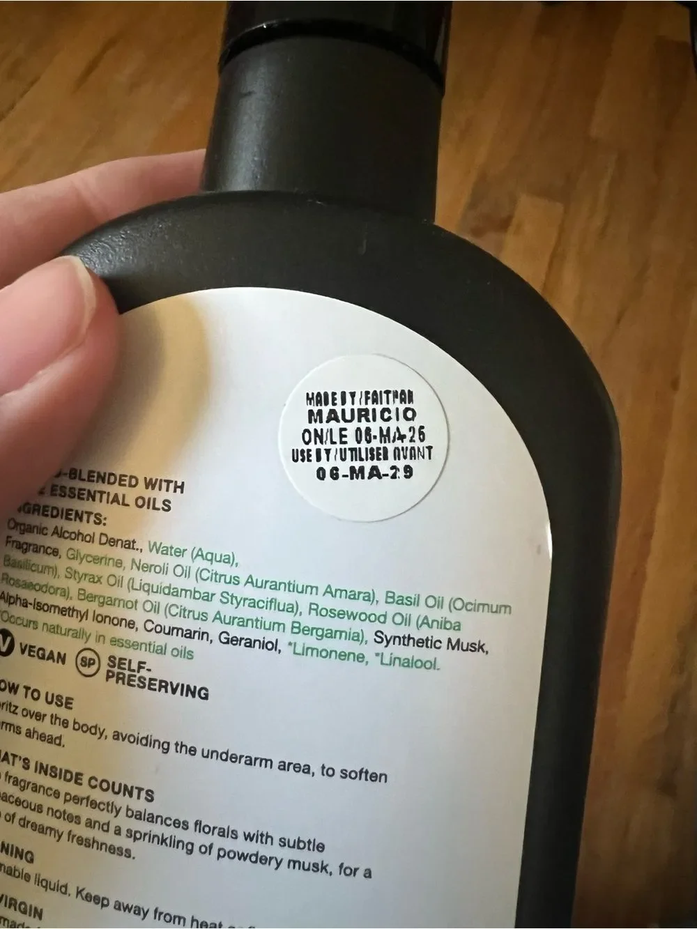 Lush Stormy Weather Body Spray - BRAND NEW 6.7 oz